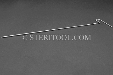 #11630SP12 - 2.0mm Stainless Steel T Ball Hex Key, 12"(300mm) OAL. ball hex, T, stainless steel, allen