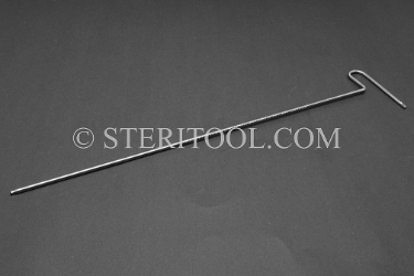 #11631SP12 - 2.5mm Stainless Steel T Ball Hex Key, 12"(300mm) OAL. ball hex, T, stainless steel, allen