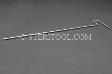 #11632_SP11 - 3.0mm Stainless Steel T Ball Hex Key, 11"(275mm) Shaft. ball hex, T, stainless steel, allen