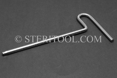 #11634 - 4.0mm Stainless Steel Ball Hex T, 115mm shaft length. Single End. ball hex, T, formed, stainless steel
