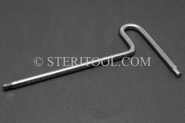 #11635 - 4.5mm Stainless Steel Ball Hex T, 115mm shaft length. ball hex, T, formed, stainless steel