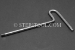 #11635 - 4.5mm Stainless Steel Ball Hex 'T', 115mm shaft length. - 11635