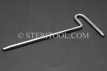 #11636 - 5.0mm Stainless Steel Ball Hex T, 152mm shaft length. ball hex, T, formed, stainless steel