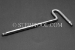 #11637 - 6.0mm Stainless Steel Ball Hex 'T', 152mm shaft length.. - 11637