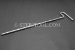 #11637SP12 - 6.0mm Stainless Steel 'T' Ball Hex Key, 12"(300mm) OAL. Single End. - 11637SP12