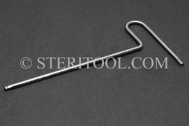 #11689 - 7/64" Stainless Steel Ball Hex T, 4.5" shaft length. ball hex, T, formed, stainless steel