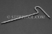 #11691 - 9/64" Stainless Steel Ball Hex 'T', 4.5" shaft length. - 11691