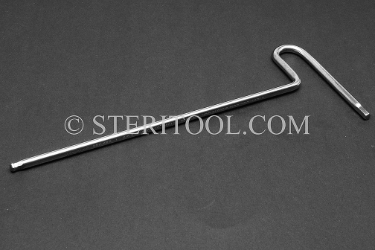 #11692SP6.5 - 5/32" Stainless Steel T Ball Hex Key, 6.5"(162mm) shaft. ball hex, T, stainless steel, allen