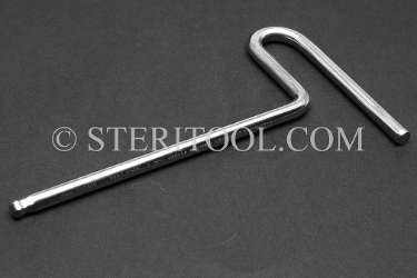 #11694 - 7/32" Stainless Steel Ball Hex T, 5" shaft length. Single End. ball hex, T, formed, stainless steel