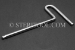 #11694 - 7/32" Stainless Steel Ball Hex 'T', 5" shaft length. Single End. - 11694