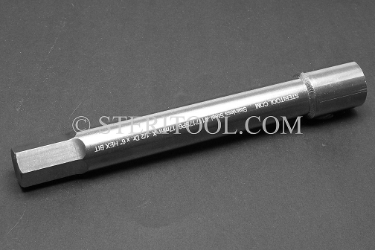 #11717SP6 - 17mm Hex x 1/2 DR Stainless Steel Bit, 6"(150mm) Shaft. 1/2dr, 1/2 dr, 1/2-dr, hex, allen, bit, stainless steel