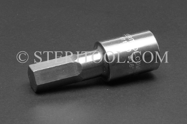#11760 - 9/16" Hex x 1/2 DR Stainless Steel Bit. 1/2 dr, 1/2dr, 1/2-dr, hex, bit, staInless steel