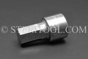 #11777 - 7/8" Hex x 3/4 DR Stainless Steel Bit. 3/4 dr, 3/4dr, 3/4-dr, hex bit, stainless steel