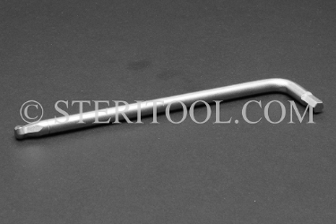 #11807 - 5.0mm Stainless Steel L Ball Hex Key. ball hex, L, stainless steel, allen key