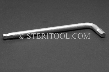 #11809 - 8.0mm Stainless Steel L Ball Hex Key. ball hex, L, stainless steel, allen key
