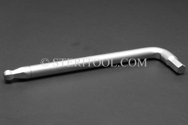 #11810 - 10mm Stainless Steel L Ball Hex Key. ball hex, L, stainless steel, allen key