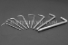 #11812 - SET: 8 pc Stainless Steel 'L' Ball End Hex Key Metric Set: 1.5mm ~ 6.0mm. - 11812