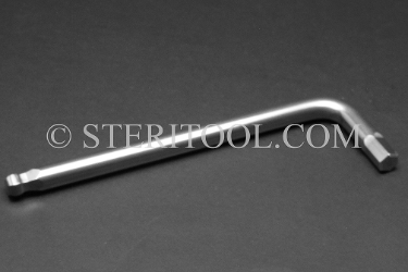 #11814 - 11mm Stainless Steel L Ball Hex Key. ball hex, L, stainless steel, allen key
