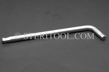 #11819 - 7mm Stainless Steel L Ball Hex Key. ball hex, L, stainless steel, allen key