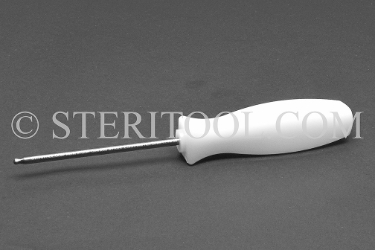 #11822 - 2.5mm Stainless Steel Ball Hex Driver with Nylon Handle. ball hex, driver, scrrewdriver, stainless steel