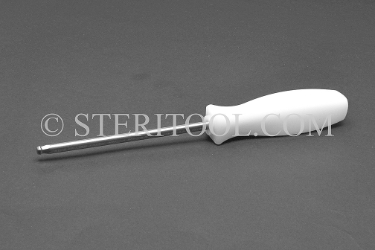 #11825 - 4.0mm Stainless Steel Ball Hex Driver with Nylon Handle. ball hex, driver, scrrewdriver, stainless steel