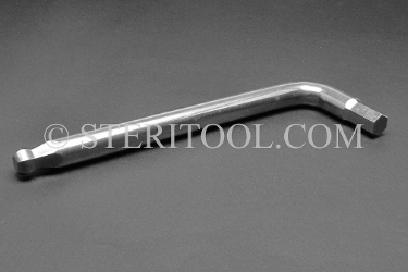 #11840 - 14mm Stainless Steel L Ball Hex Key. L. ball hex, stainless steel