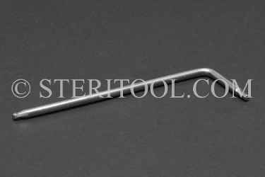 #11851 - 5/64" Stainless Steel L Ball Hex Key. L. ball hex, stainless steel