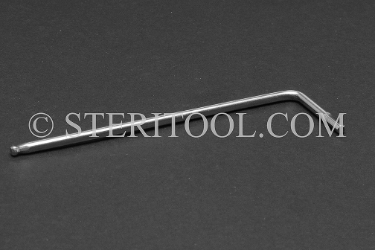 #11852 - 3/32" Stainless Steel L Ball Hex Key. L. ball hex, stainless steel