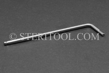 #11853 - 7/64" Stainless Steel L Ball Hex Key. L. ball hex, stainless steel