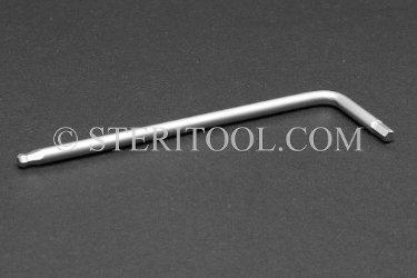 #11854 - 1/8" Stainless Steel L Ball Hex Key. L. ball hex, stainless steel