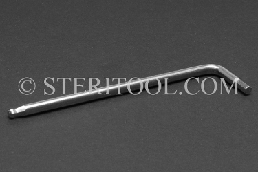 #11855 - 9/64" Stainless Steel L Ball Hex Key. L. ball hex, stainless steel