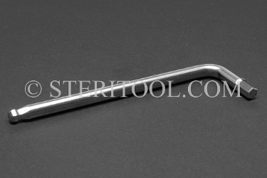 #11859 - 1/4" Stainless Steel L Ball Hex Key. L. ball hex, stainless steel