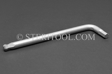 #11861 - 5/16" Stainless Steel L Ball Hex Key. L. ball hex, stainless steel