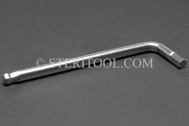 #11862 - 3/8" Stainless Steel L Ball Hex Key. L. ball hex, stainless steel