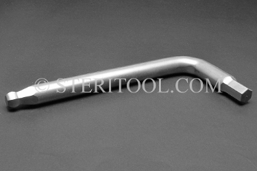 #11868 - 9/16" Stainless Steel L Ball Hex Key. L. ball hex, stainless steel