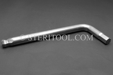 #11869 - 5/8" Stainless Steel L Ball Hex Key. L. ball hex, stainless steel