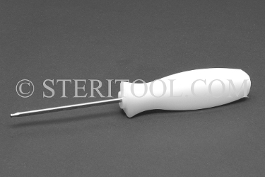 #11871 - 5/64" Stainless Steel Ball Hex Driver with Nylon Handle. ball hex, driver, scrrewdriver, stainless steel