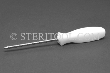 #11874 - 1/8" Stainless Steel Ball Hex Driver with Nylon Handle. ball hex, driver, scrrewdriver, stainless steel