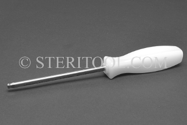 #11876 - 5/32" Stainless Steel Ball Hex Driver with Nylon Handle. ball hex, driver, scrrewdriver, stainless steel