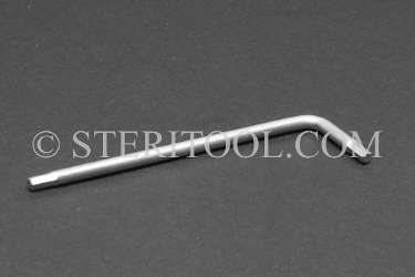 #11902 - 2.5mm Stainless Steel L Hex Key. Rev-C. L. hex, stainless steel