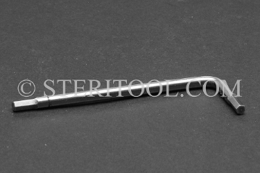#11902_REVB - 2.5mm Stainless Steel L Hex Key. Rev-B. Lot 005. L. hex, stainless steel