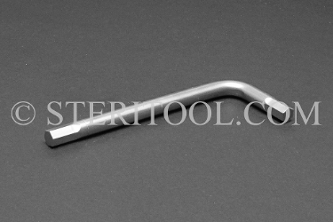 #11911 - 7mm Stainless Steel L Hex Key. L. hex, stainless steel