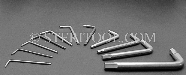 #11912 - SET: 11 pc Stainless Steel L Hex Key Standard Length Metric Set: 1.5mm ~ 10mm. L. hex, stainless steel