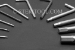 #11912 - SET: 11 pc Stainless Steel 'L' Hex Key Standard Length Metric Set: 1.5mm ~ 10mm. - 11912