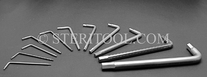 #11913 - SET: 11 pc Stainless Steel L Hex Key Long Length Metric Set: 1.5mm ~ 10mm. L. hex, stainless steel