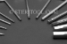 #11916 - SET: 12 pc Stainless Steel 'L' Hex Key Long Length Inch Set: 1/16" ~ 3/8". - 11916