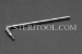 #11919 - 1.27mm Stainless Steel 'L' Hex Key (Hex on Short Arm Only). - 11919