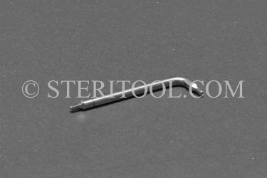 #11919_DE_RevC - 1.27mm Stainless Steel L Hex Key  L. hex, stainless steel