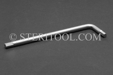 #11926 - 4.5mm Stainless Steel L Hex Key, Long. L. hex, stainless steel