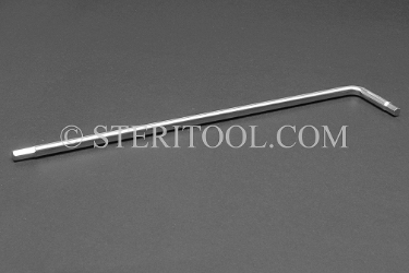 #11927SP8.5 - 5.0mm Stainless Steel L Hex Key, 8.5" Shaft.  hex, L, stainless steel, allen